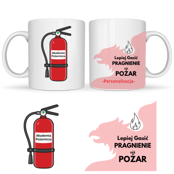 Kubek 330 ml Lepiej Gasić Pragnienie APoż