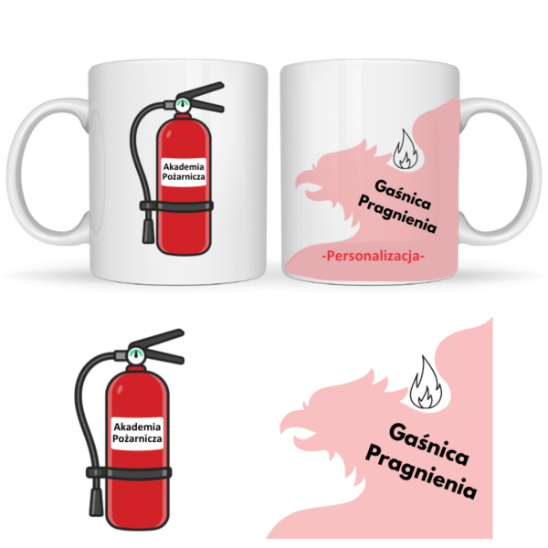 Kubek 330 ml Gaśnica Pragnienia APoż